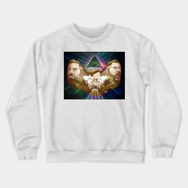 You Are Who You've Been Looking For Crewneck Sweatshirt by Slippyninja